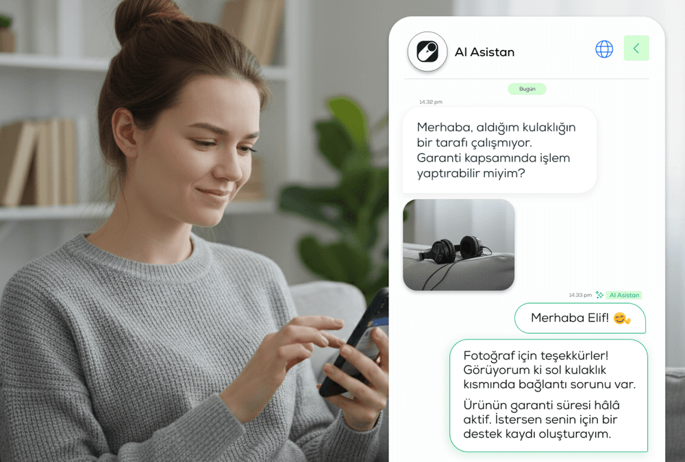 E-ticarette yapay zekâ müşteri temsilcisi ve AI satış asistanı kullanımı